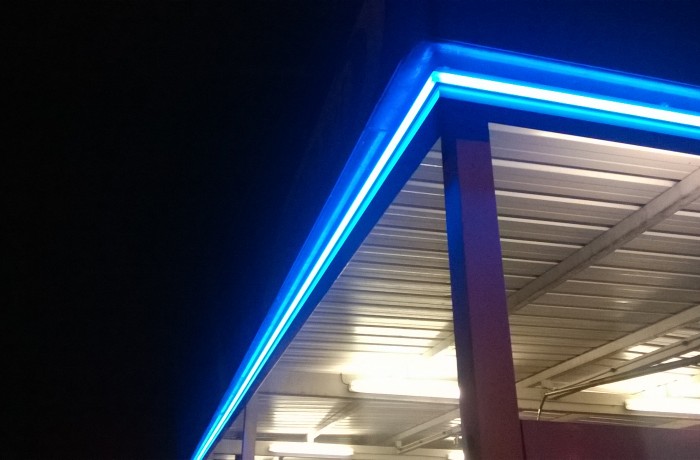 Linéaire leds bleu