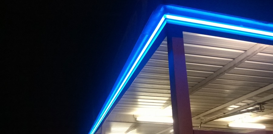 Linéaire leds bleu